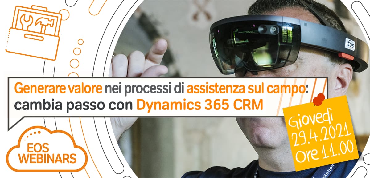 Webinar: assistenza sul campo con Dynamics 365 CRM