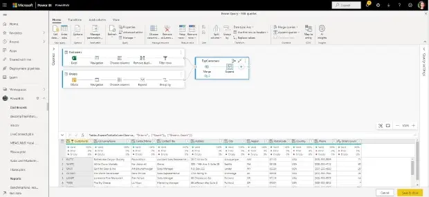 Power BI: Power Query Diagram View