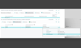 Advanced Dimensions Management per Business Central: funzionalità dell'app