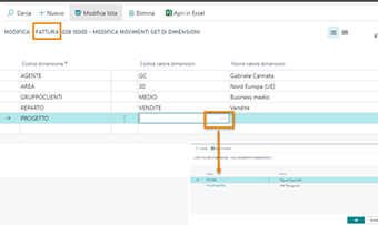 Advanced Dimensions Management per Business Central: funzionalità dell'app