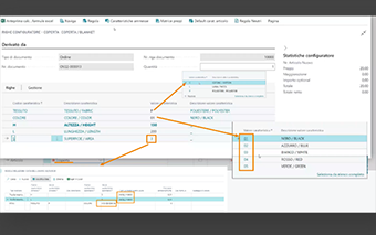 Product Configurator per Business Central: funzionalità dell'app