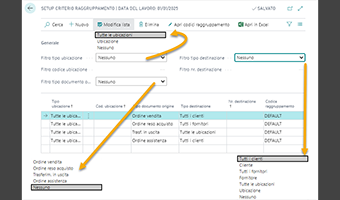 Combine Warehouse Shipment per Business Central: funzionalità dell'app