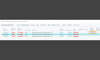 Due dates management for Italy per Business Central: funzionalità dell'app