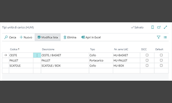 Handling Units Management per Business Central: funzionalità dell'app