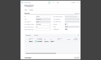 Handling Units Management per Business Central: funzionalità dell'app