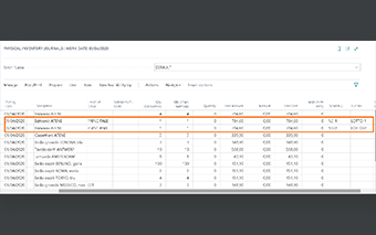 Inventory with Serial and Lot Number per Business Central: funzionalità dell'app