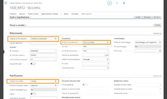 Manufacturing Base Toolkit per Business Central: funzionalità dell'app