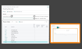 Manufacturing Execution System per Business Central: funzionalità dell'app