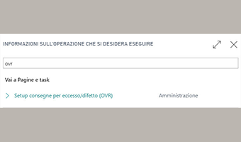 Over- and Under-Delivery Quantities per Business Central: funzionalità dell'app