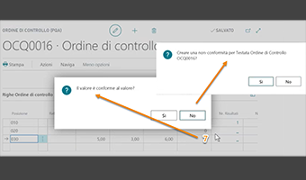 Product Quality Assurance per Business Central: funzionalità dell'app