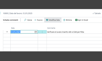 Show Comments on Electronic Invoice per Business Central: funzionalità dell'app