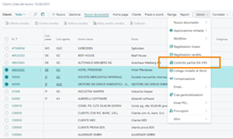 Bulk VIES Vat Number Check per Business Central: funzionalità dell'app