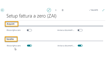 Zero Amount Invoice per Business Central: funzionalità dell'app