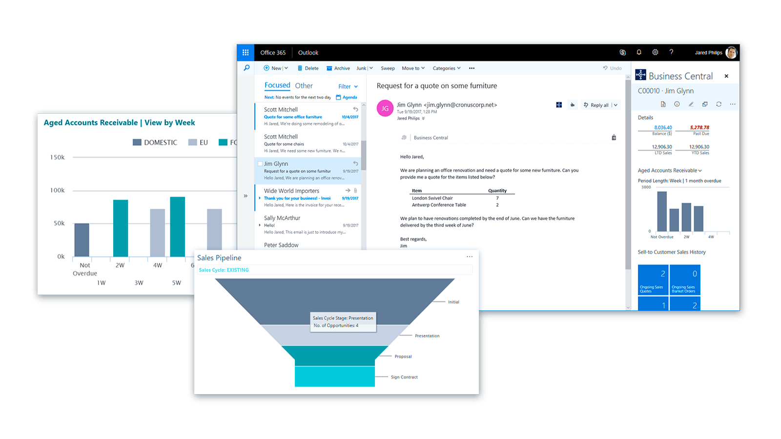 Dynamics 365 Business Central: Vendite intelligenti e servizio clienti migliorato